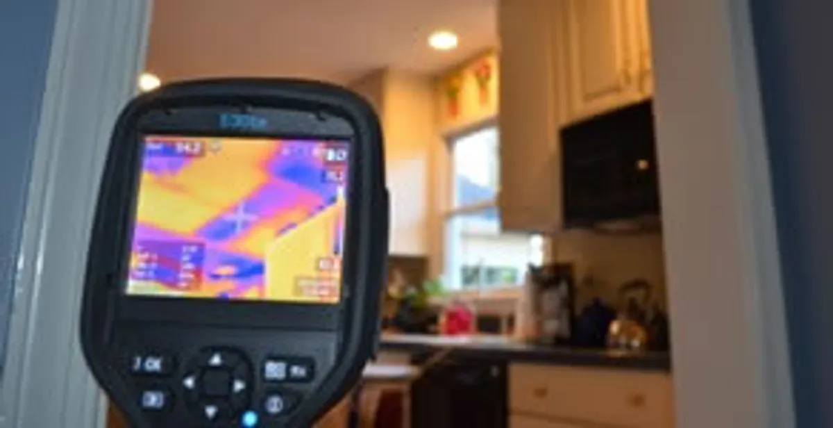 home energy audit service using thermal imaging to evaluate electrical efficiency inside a home in Easton, PA