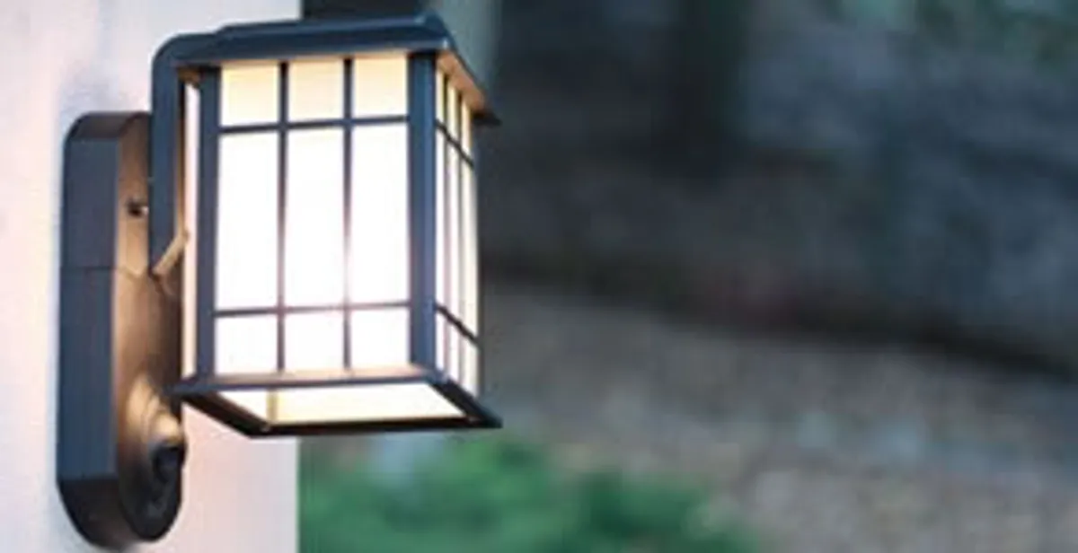 security light installation services with professionally mounted exterior wall light in Easton, PA
